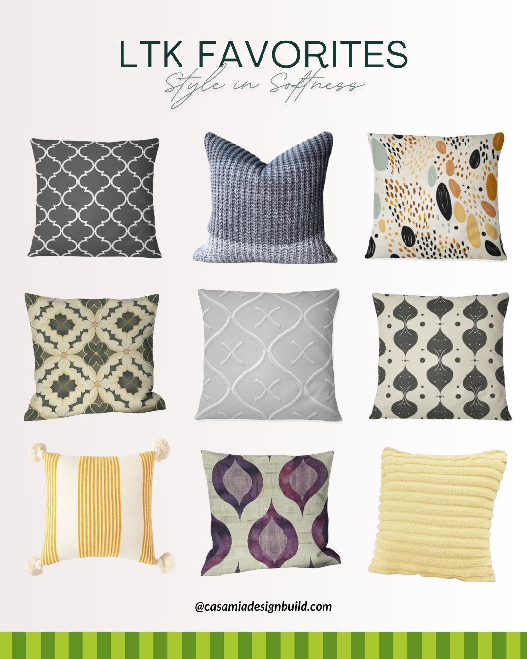 Small details, big impact. Layer your space with pillows that blend comfort and style 

 #LTKGiftGuide #LTKSeasonal #LTKHome