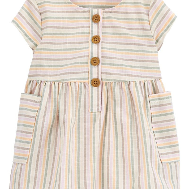 Baby Striped Poplin Dress | Carter's