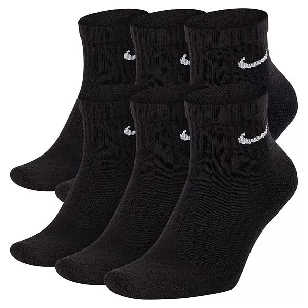 Boys Nike 6-Pack Everyday Cushioned Training Ankle Socks | Kohl's