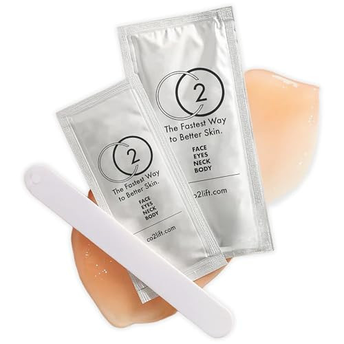CO2Lift Pro Carboxy Gel Single Treatment – Oxygen Skincare Mask & Carboxy CO2 Therapy Face Mask for Face & Under Eye – Mask for Face to Help Smooth, Brighten, Hydrate Skin – Anti-Aging Face Care Gift | Amazon (US)