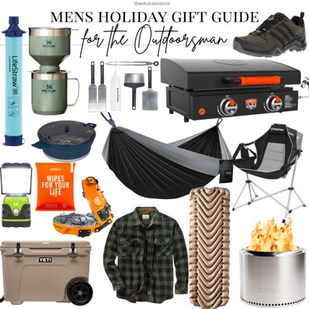 Mens Holiday Gift Guides for the Outdoorsman | camping equipment | camping gear | camping essentials | sleeping pad | solo stove | shacket | hiking shoes | hiking sneakers | hammock | Stanley cup | Stanley mug | Stanley camp mug | yeti cooler | camping chair | lantern | blackstone grill | camping pan 

#LTKunder100 #LTKmens #LTKHoliday