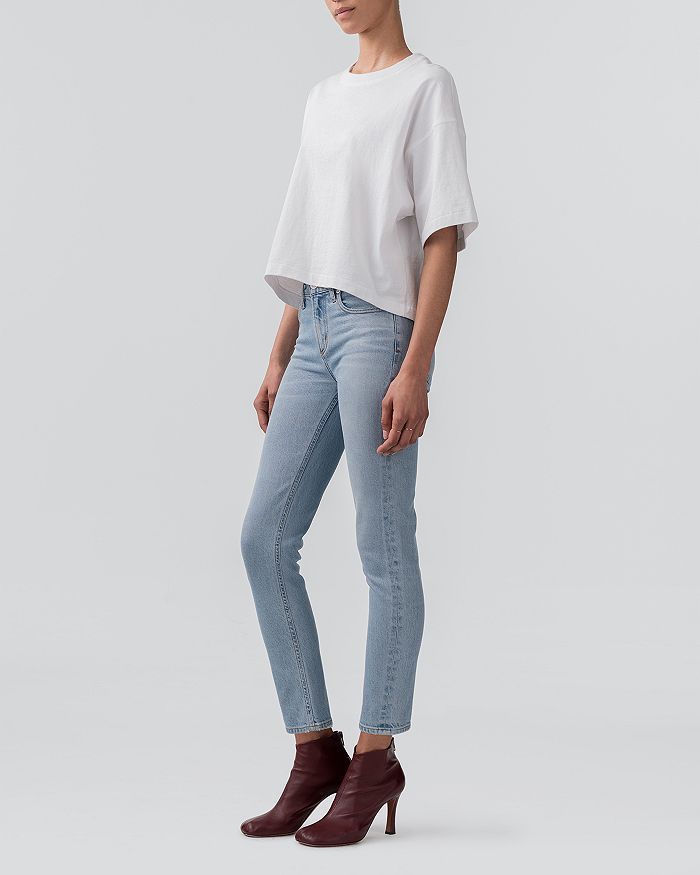 Toni High-Rise Slim Jeans in Daylight | Bloomingdale's (US)
