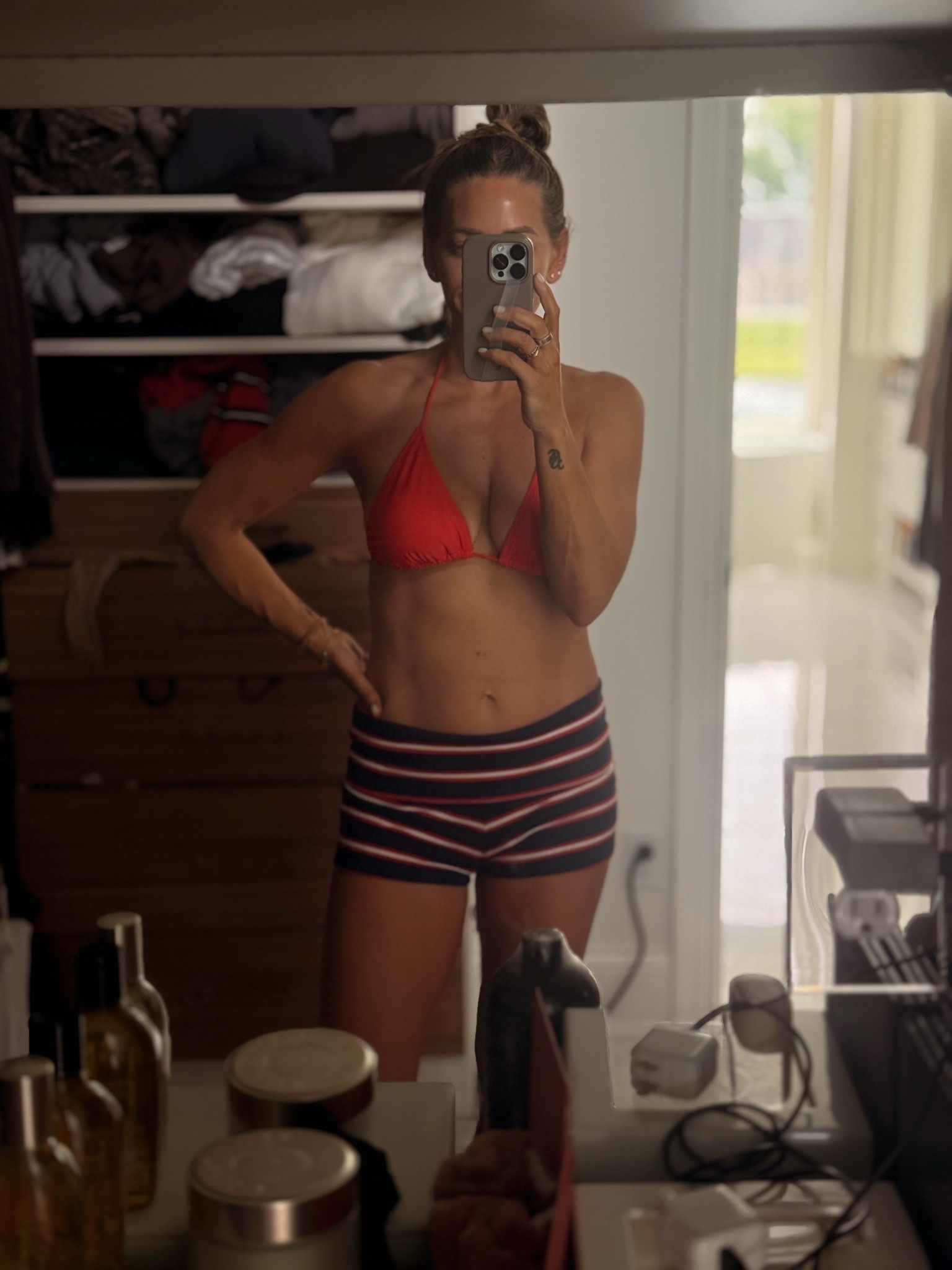 medium top, small bottoms

#LTKootd