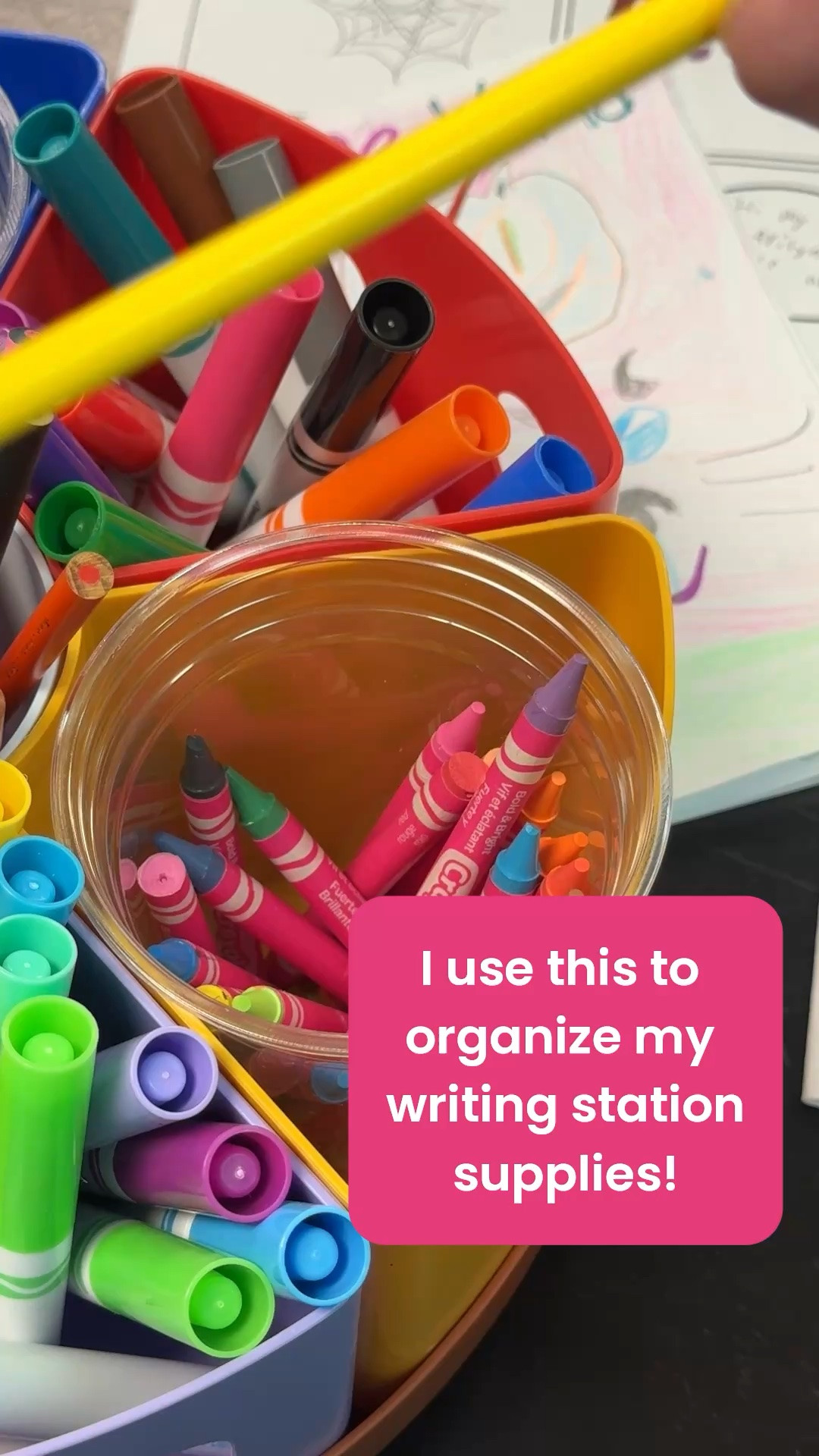 This organizer could be used for so many different things in the classroom. #classroomorganization #classroomsupplies #artsupplies #classroomideas #classroommusthaves

#LTKmomlife #LTKKids