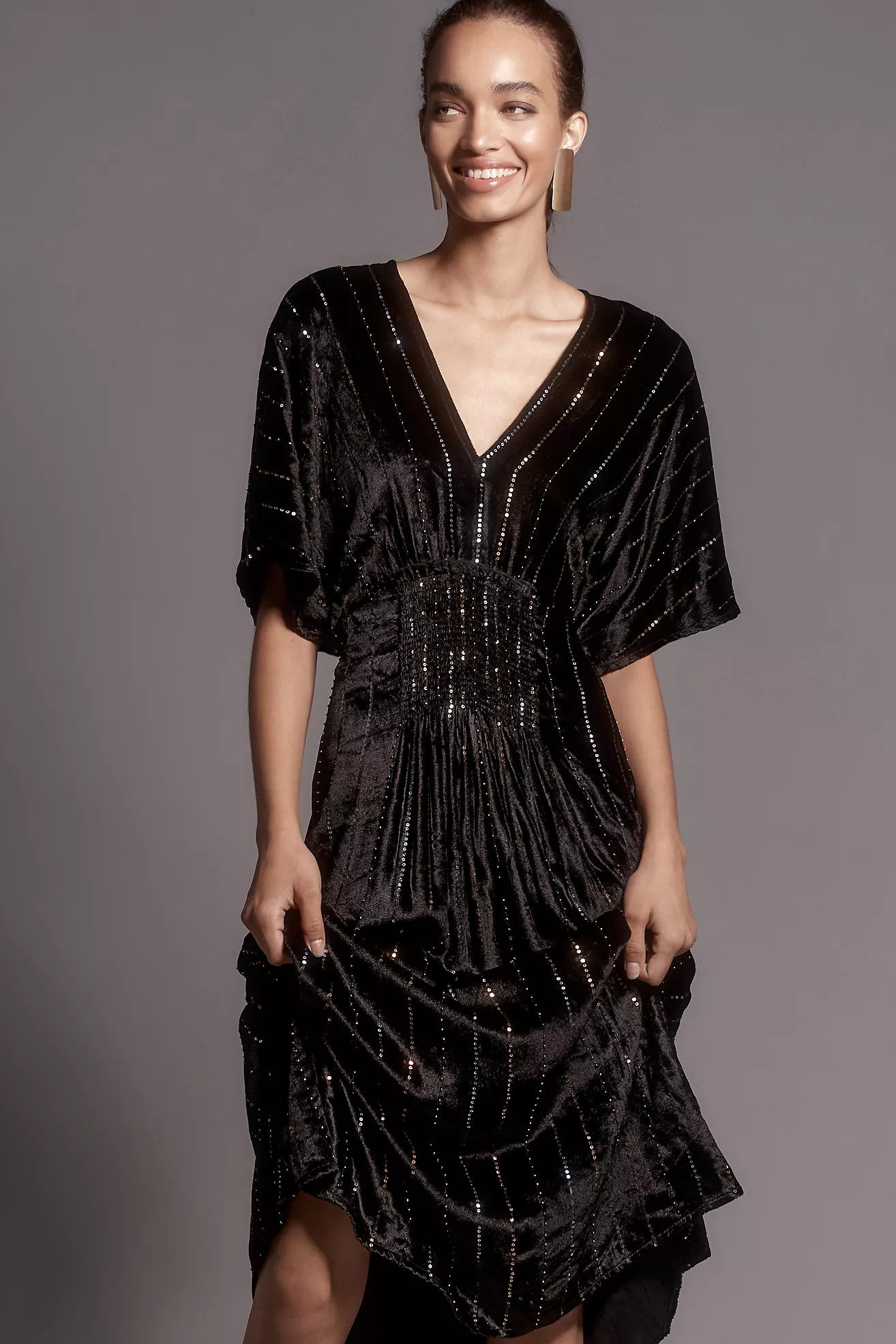 The Tatiana Kaftan: Velvet Edition | Anthropologie (US)