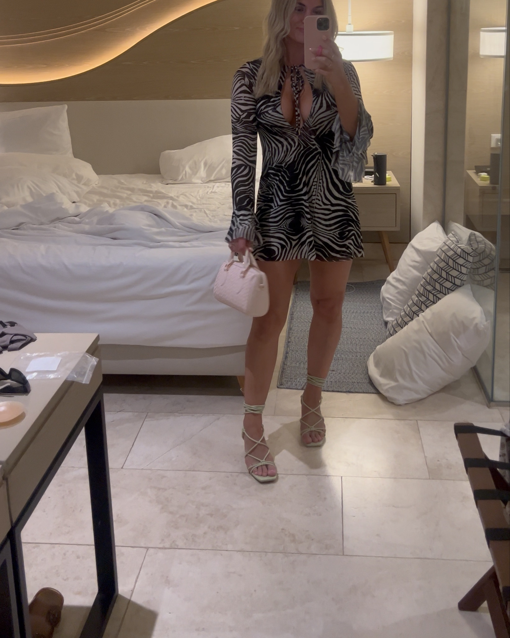 I absolutely love this dress! So comfortable and flattering! The perfect vacation dress. Wearing medium. 

Resortwear, dinner outfit, vacation outfit, zebra print 

#LTKootd
