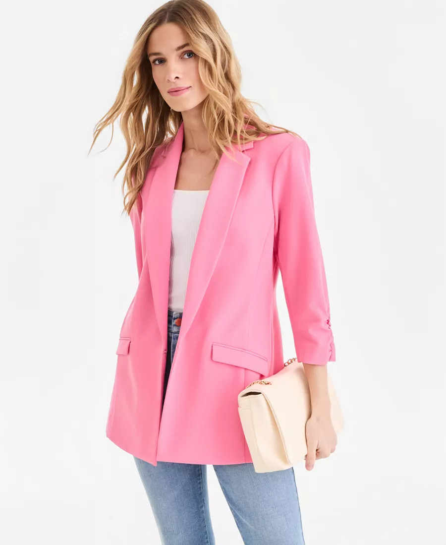 BlazerWomen's 3/4 Sleeve Blazer | Macy's