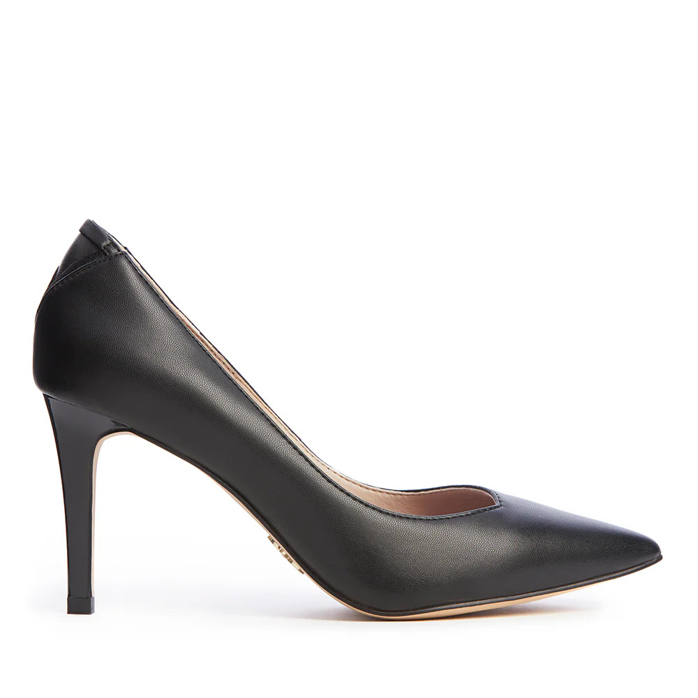 FRIDA Midnight Black - Comfortable Vegan Designer Heel Shoe - VEERAH | VEERAH Designer Vegan Shoes