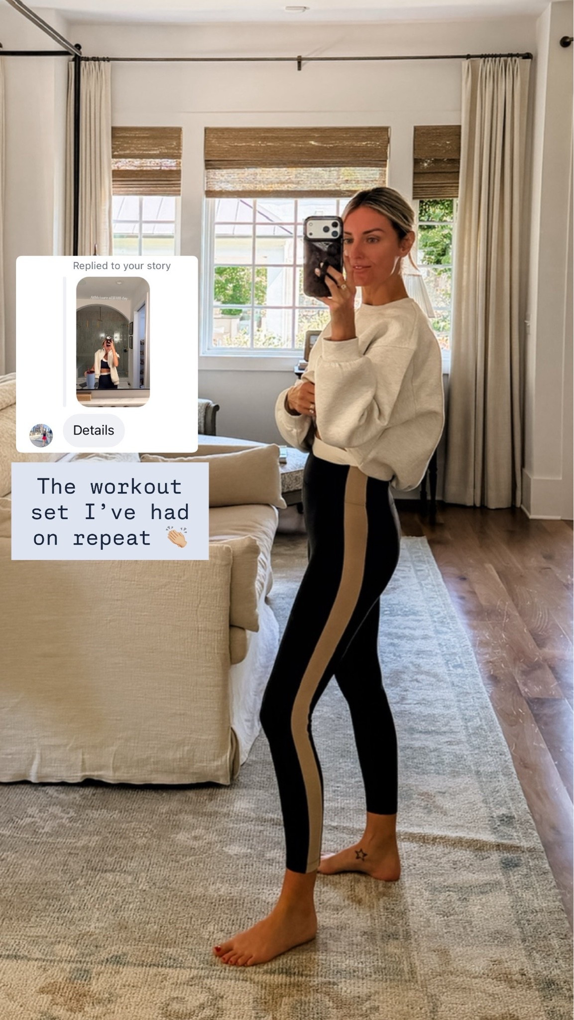 Can’t say enough good things about this active set! It is so similar to Alo at a great price. Wearing small

Loverly grey, active set, affordable athleisure

#LTKSeasonal #LTKActive
