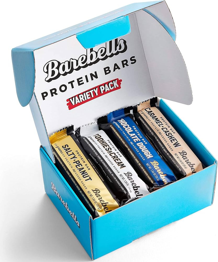 Barebells Protein Bars Variety Pack - 12 Count, 1.9oz Bars - Protein Snacks with 20g of High Prot... | Amazon (US)