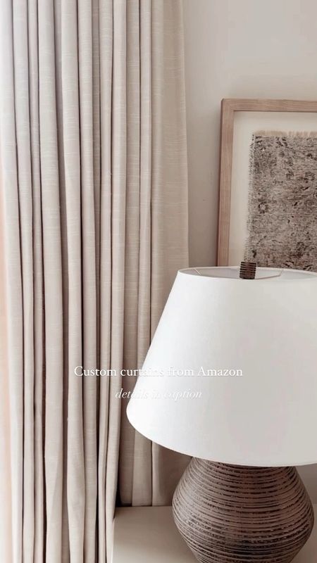 Custom curtains from Two Pages Curtains on Amazon! Tap the curtain link and then customize yours from there. 
My curtain details: 
Jawara linen cotton blend
Ivory Beige
Triple Pleated Header
Room darkening liner
104”L x 75” W
#customcurtains #twopagescurtains

#LTKhome