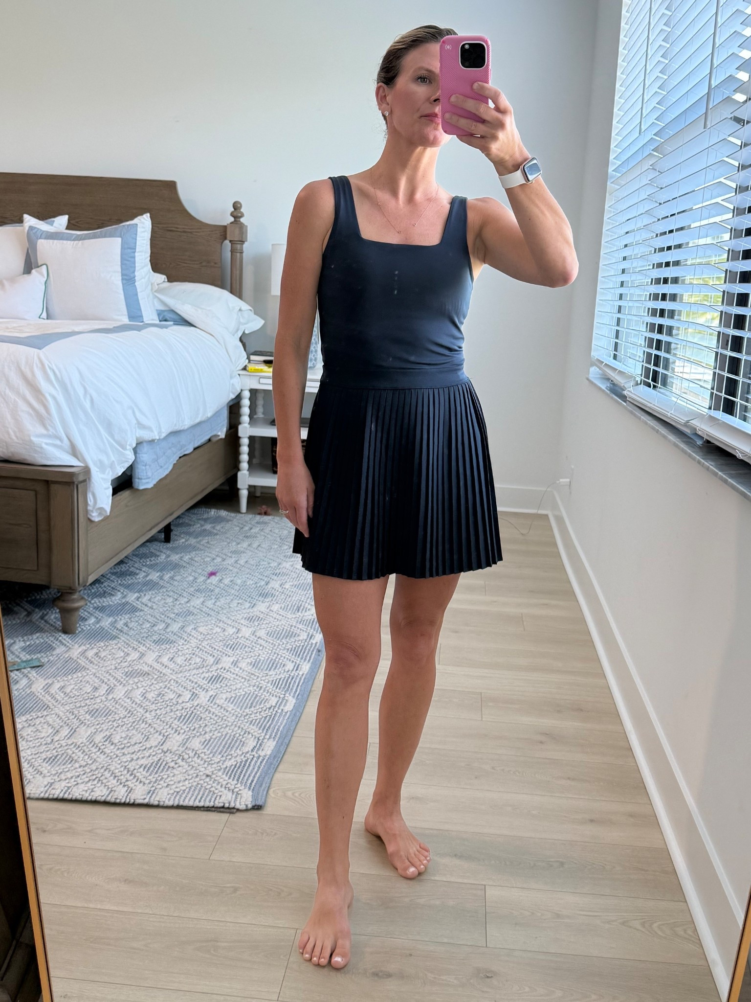 Incredibly comfortable athleisure dress ON SALE for $21! Comes in navy, black and white. 

Wearing a size SMALL

Sale ends 5/12

#LTKActive #LTKSaleAlert #LTKFindsUnder50