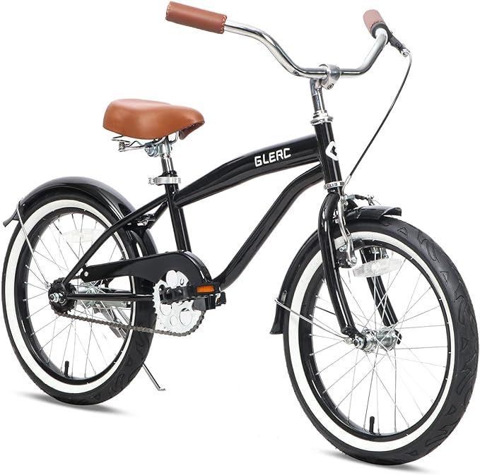 Glerc 14 18 inch Kids Bike, Kids' Cruiser Bike with Coaster Brake and Training Wheels | Amazon (US)