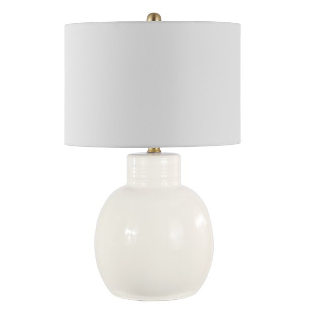 SAFAVIEH Syra 24" Table Lamp | Ivory | | Walmart (US)