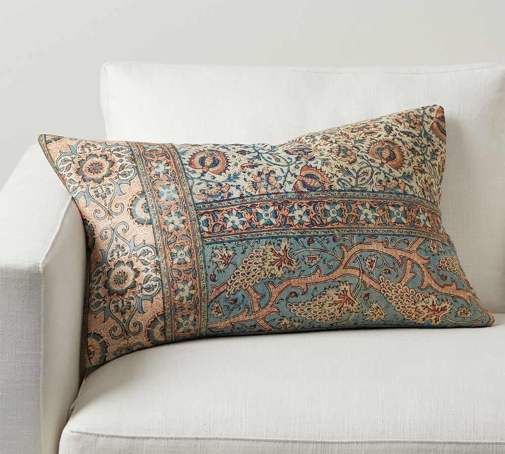 Viviana Lumbar Throw Pillow | Pottery Barn (US)