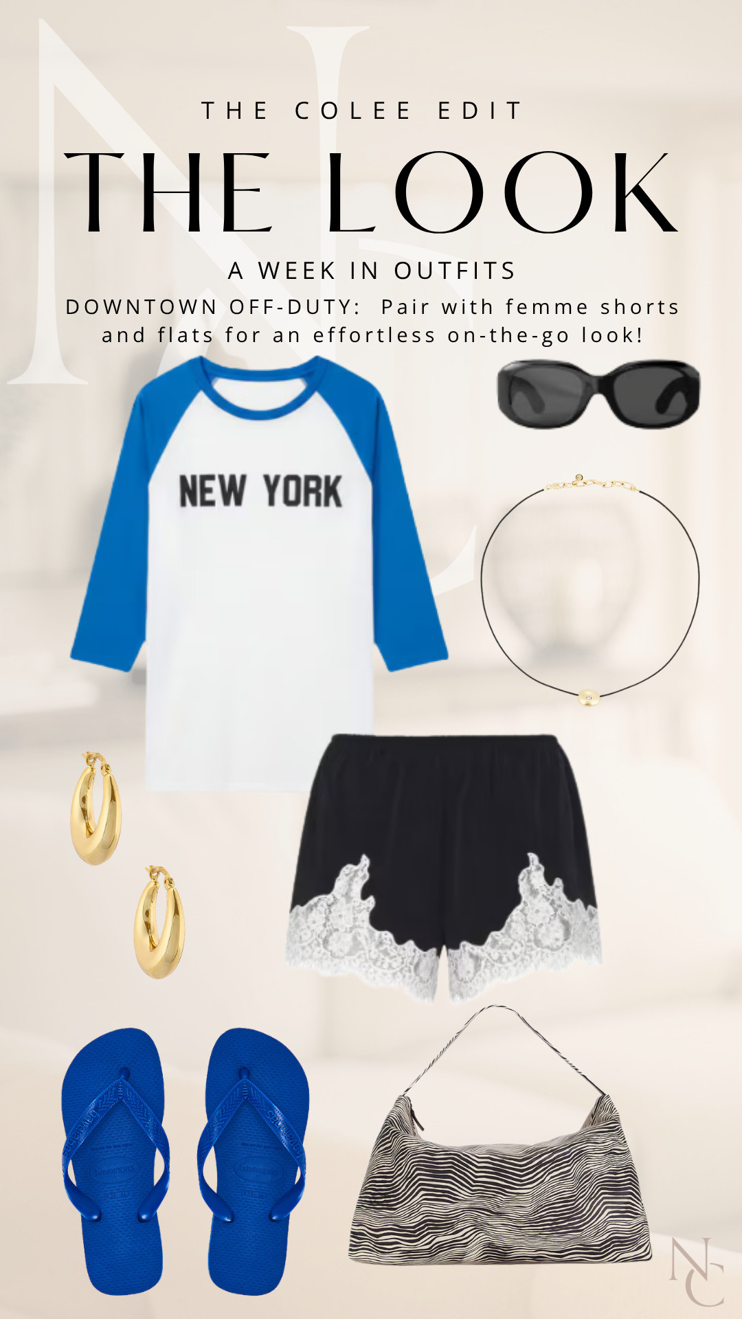 DOWNTOWN OFF-DUTY 💙

THE COLEE EDIT | THE LOOK

This is my kind of off-duty dressing. An oversized sporty tee + lace-trim shorts, flip-flops and an unexpected zebra bag. Comfortable, cool and looks like you tried without actually trying. 💙 

 #LTKdayinmylife #LTKgrwm #LTKootd