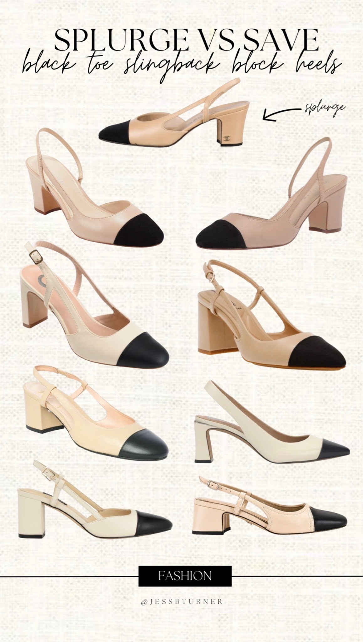 Splurge vs save black toe slingback heels🖤🤍

#LTKworkwear #LTKstyletip #LTKfindsunder100