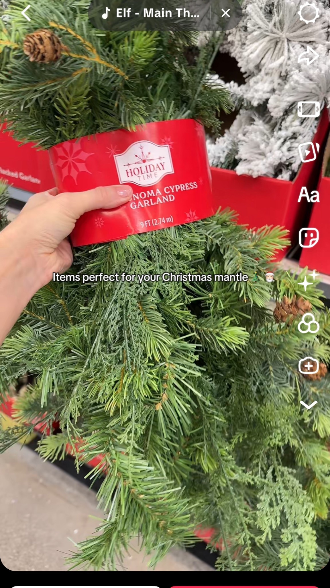 All the goodies you need to create a mantle or entryway table for ChrChristmas