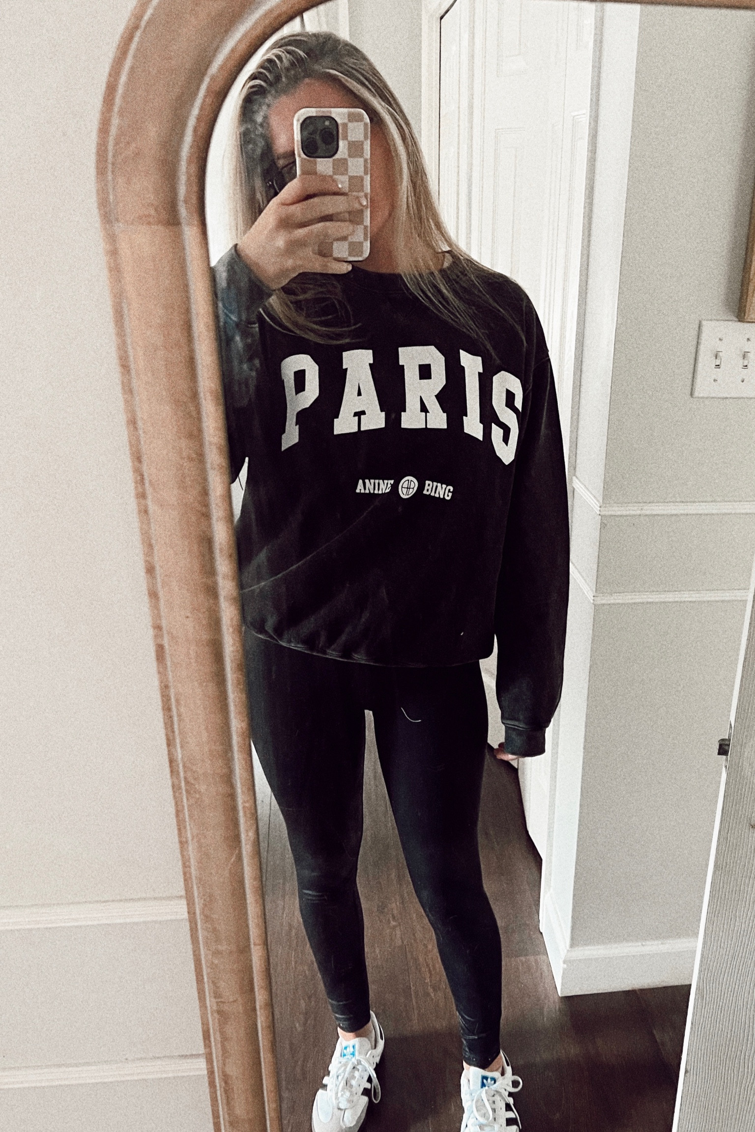 Anine bing sweatshirt and adidas sambas 

Fall fashion 
Casual 


#LTKstyletip #LTKxPrime #LTKover40