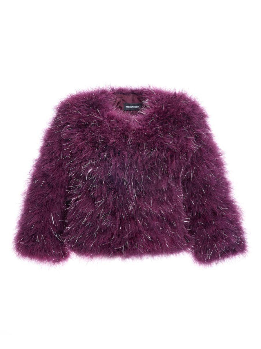 Dyed Feather Metallic Bolero Jacket | Saks Fifth Avenue