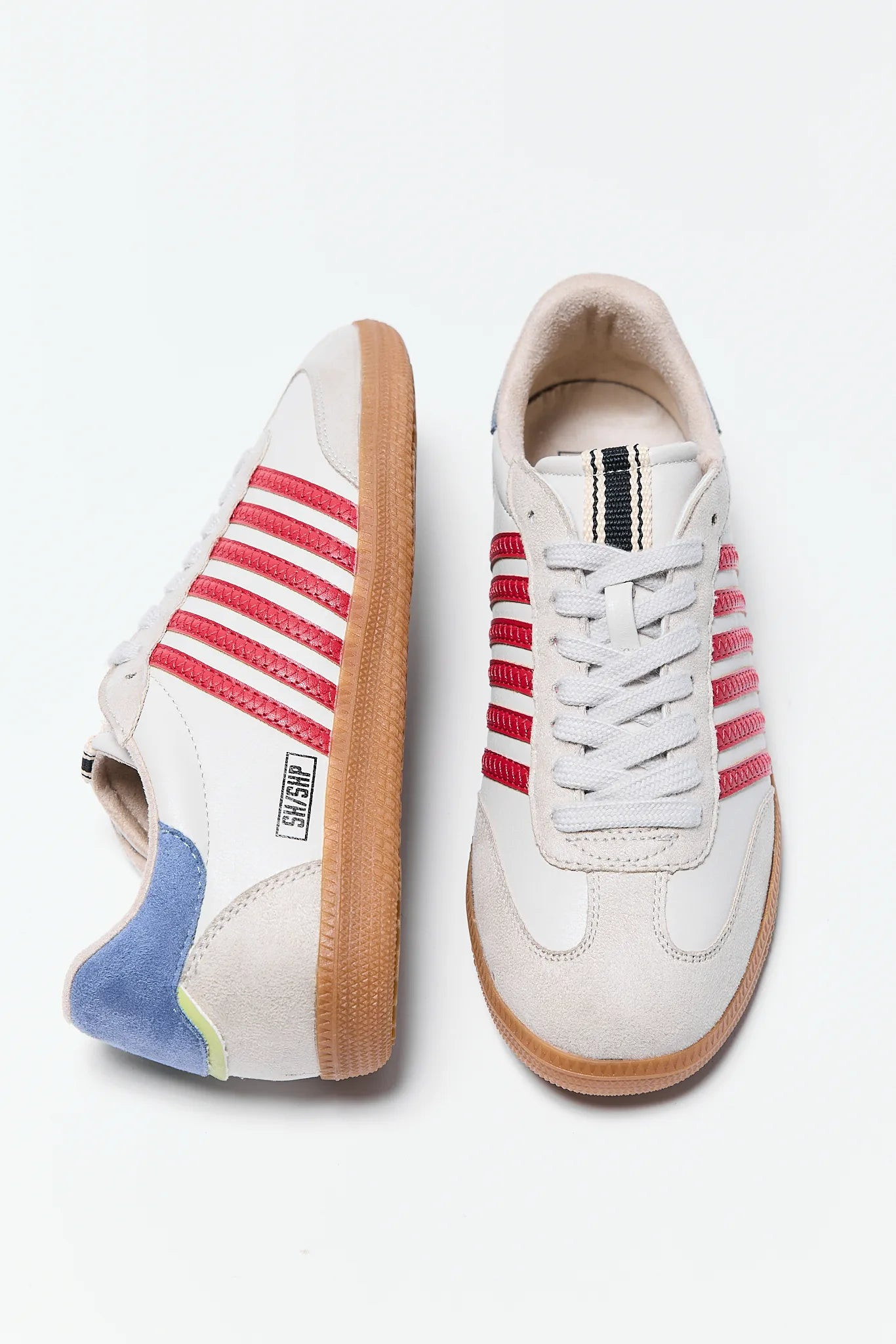 Stevie Red Striped Sneakers | Avara