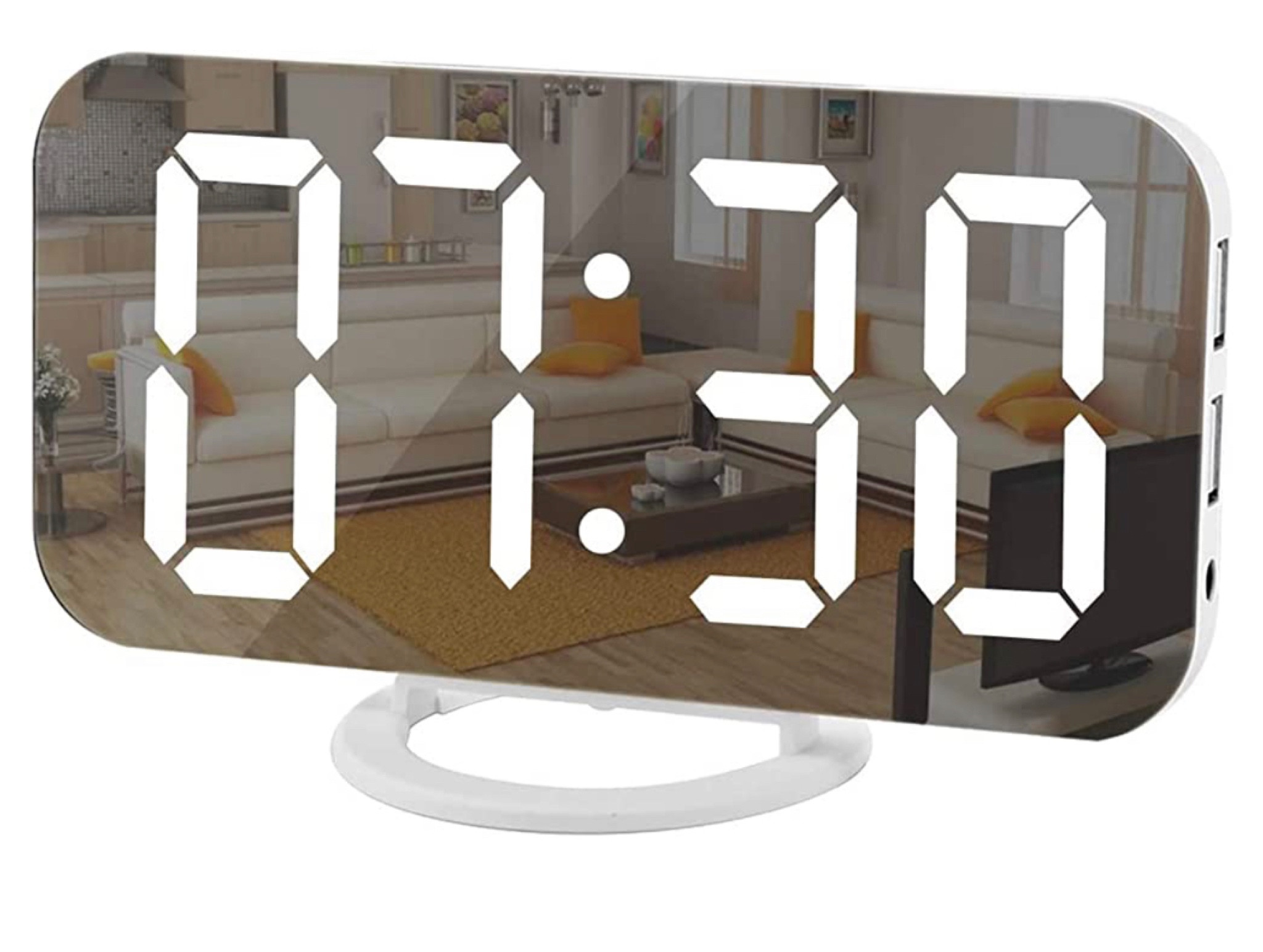 Digital clock. Aesthetic clock. Clock for glam room. Bedroom digital clock. 

#LTKhome #LTKSale #LTKFind