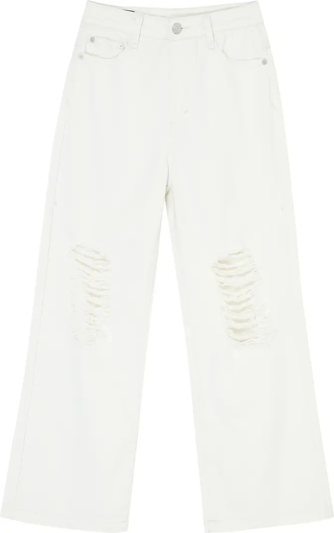 Habitual Kids Kids' Ripped Rigid Wide Leg Boyfriend Jeans | Nordstrom | Nordstrom