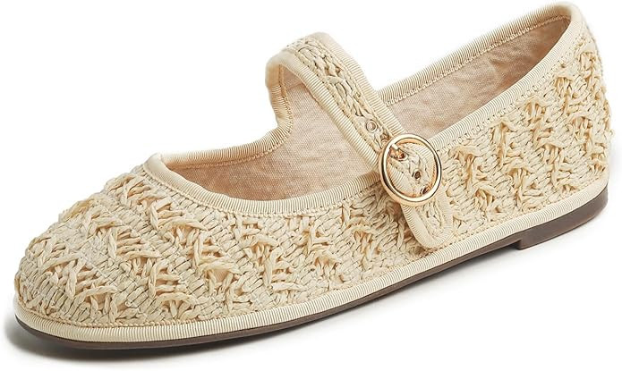 FEVERSOLE Women's Soft Breathable Mary Jane Memory Foam Cushioned Comfort Round Toe Metal Buckle ... | Amazon (US)
