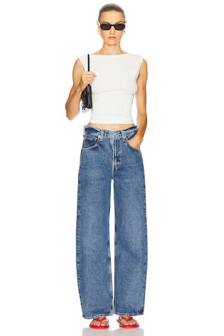 AGOLDE Low Curve Jeans in Myth from Revolve.com | Revolve Clothing (Global)