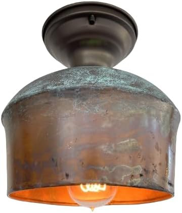 thelampgoods Copper Handcrafted Metal Rustic Farmhouse Ceiling Light - Farmhouse Lighting Kitchen... | Amazon (US)