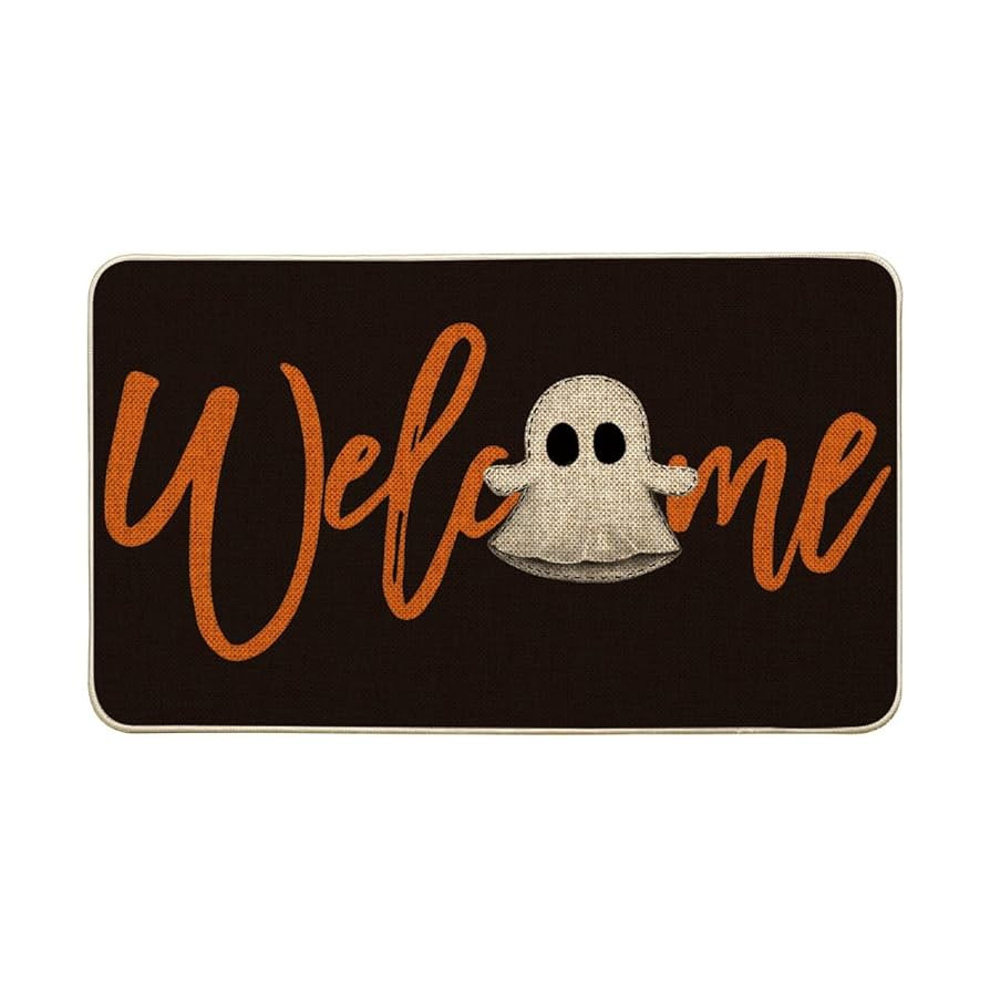 Artoid Mode Boo Halloween Welcome Doormat, Home Decor Low-Profile Switch Rug Door Mat Floor Mat f... | Amazon (US)