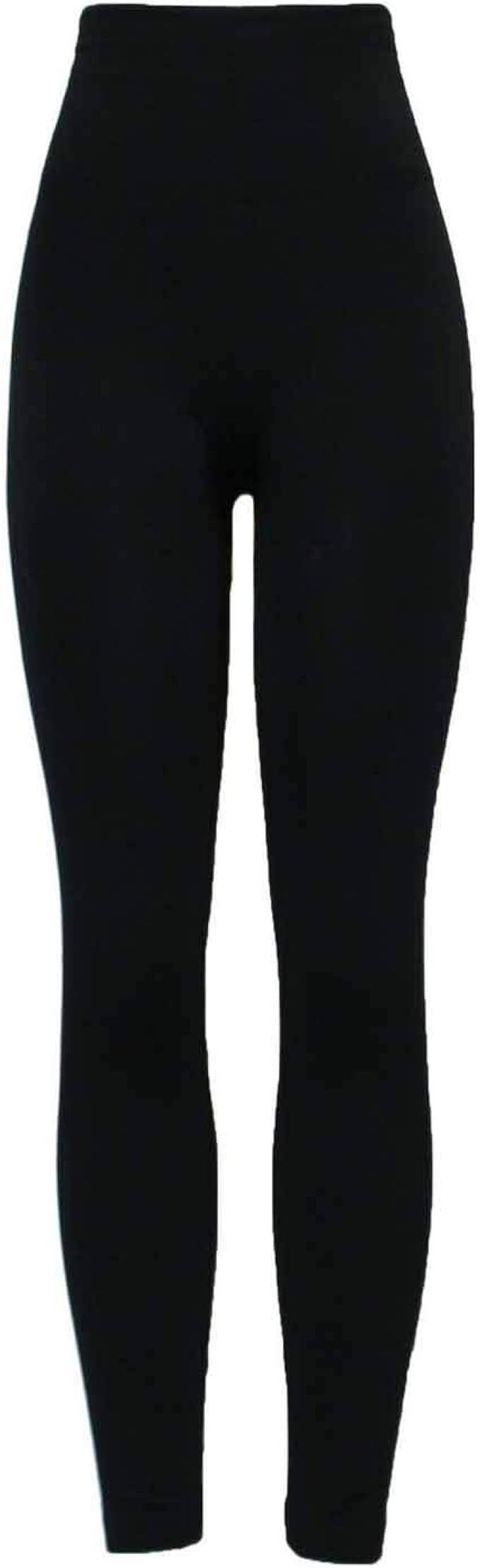 VR7 High Waist Compression Leggings Women's Figure Firming Tummy Control Black | Amazon (UK)