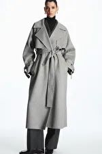 DOUBLE-FACED WOOL TRENCH COAT | COS (US)