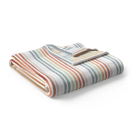 Mainstays Kids Cozy Plush Throw, Vintage Stripe, 50" x 60" | Walmart (US)