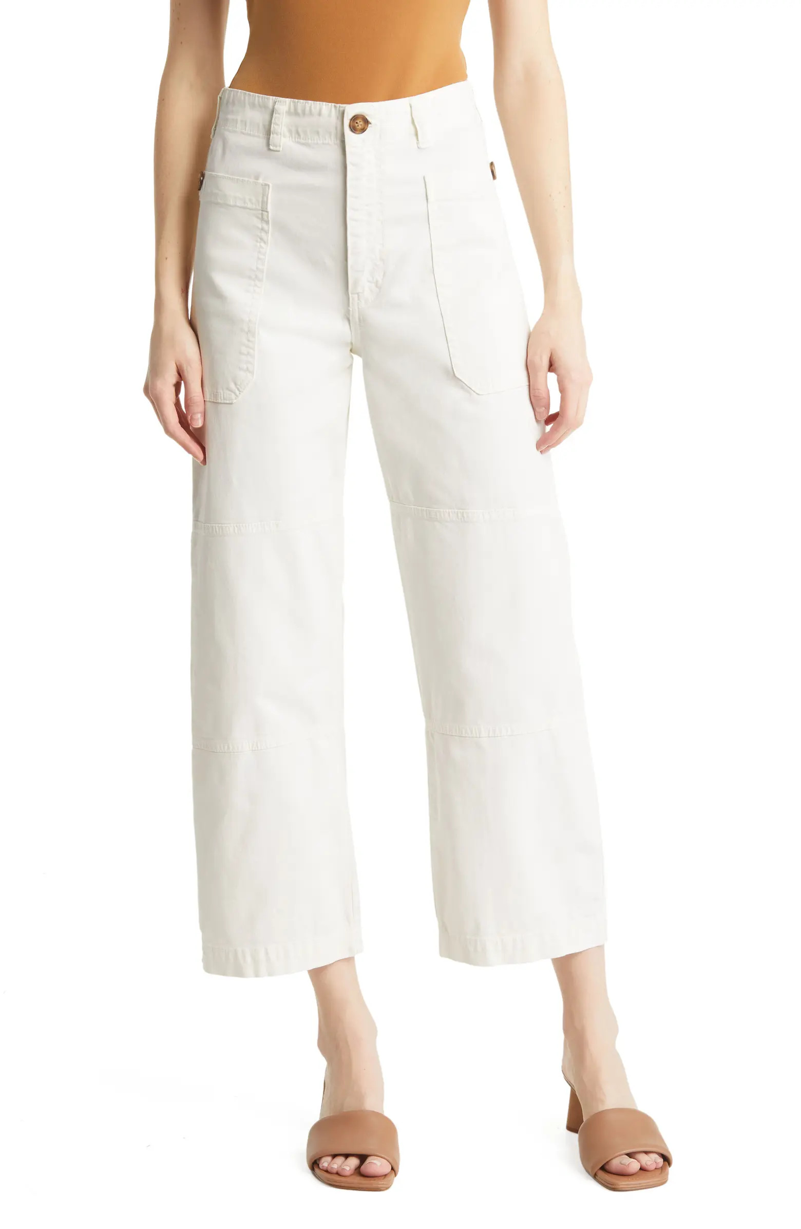 Stretch Cotton Utility Pants | Nordstrom