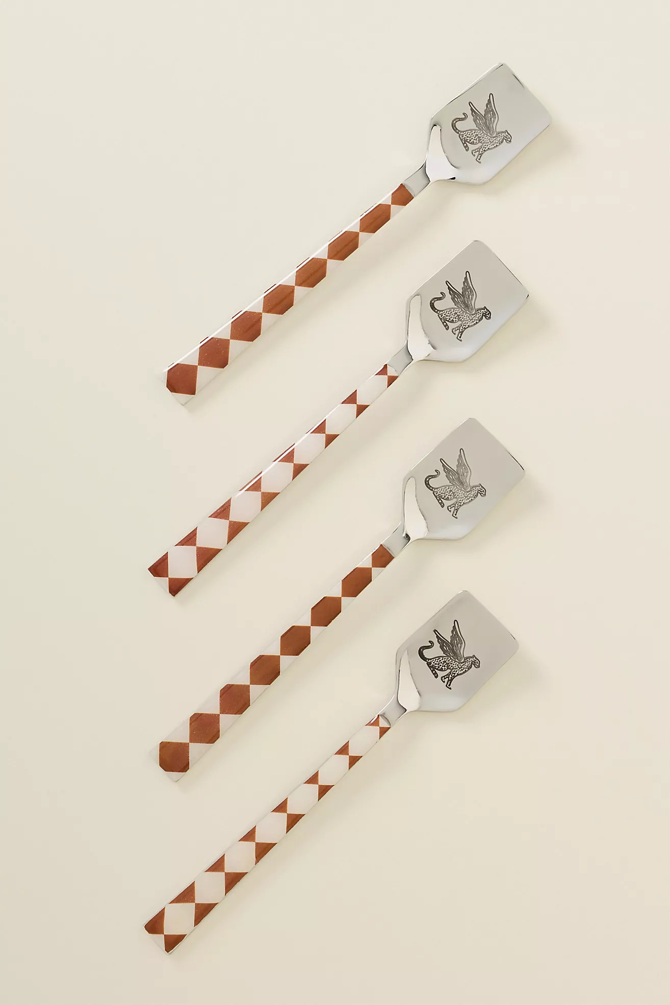 Cuadro Stainless Steel Spoons, Set of 4 | Anthropologie (US)