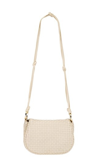 Delphine Saddle Bag in Ivory | Revolve Clothing (Global)