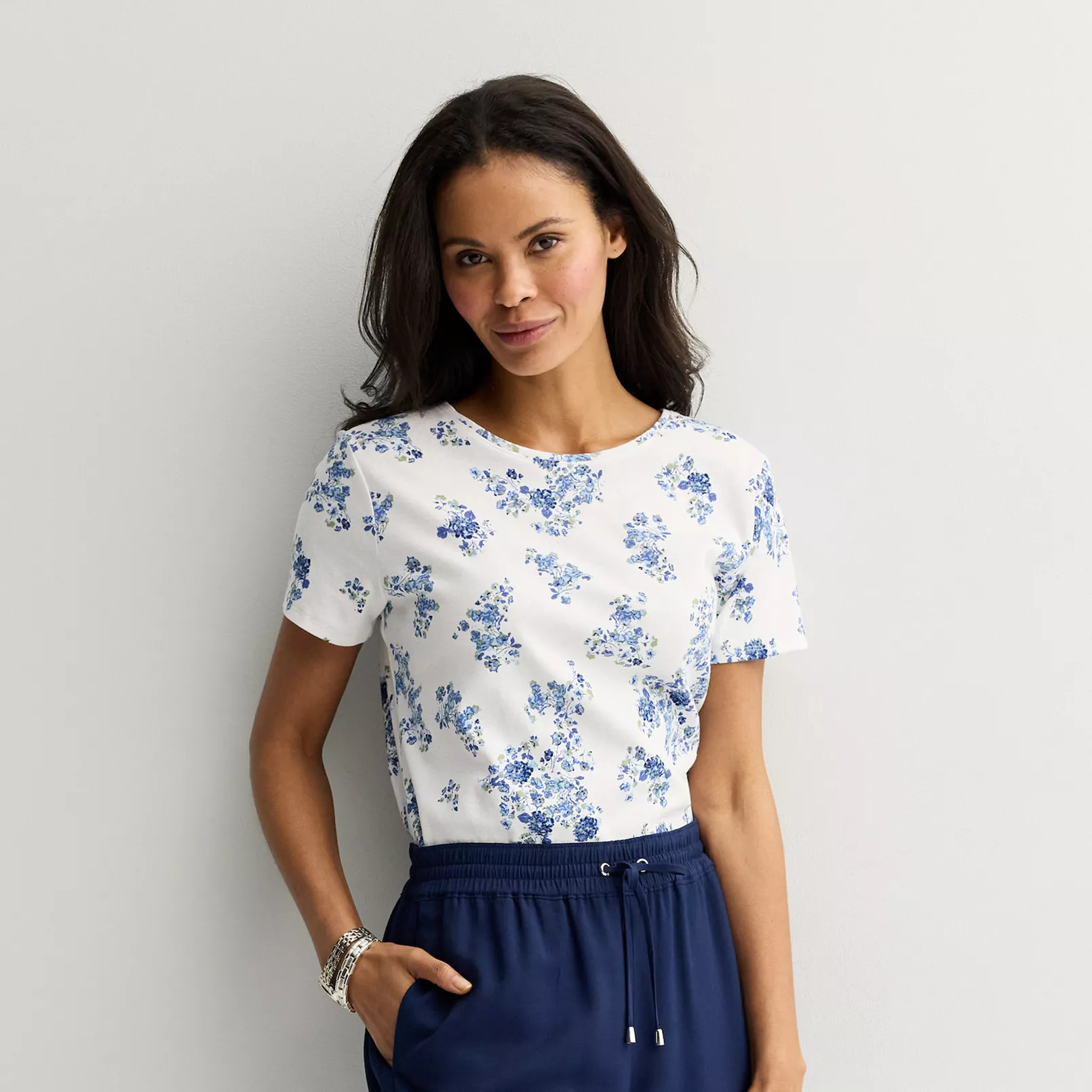 Women's Croft & Barrow® Essential Crewneck Tee | Kohl's