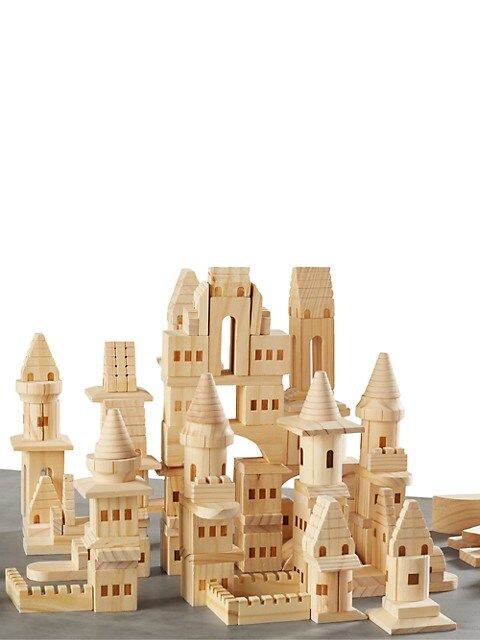 150-piece Toy Wood Castle Blocks | Saks Fifth Avenue