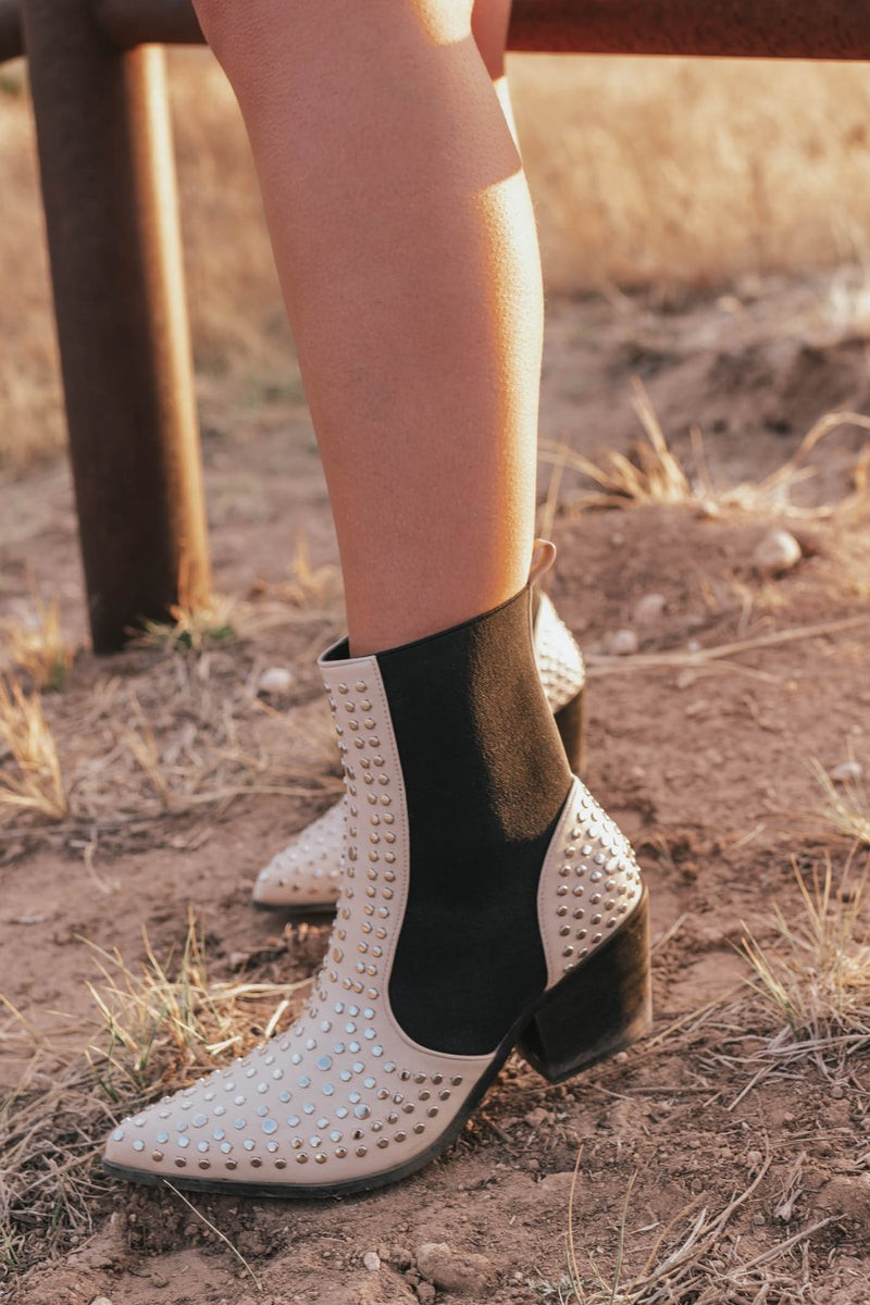 Making Tracks Studded Boot- 2 Colors | Apricot Lane Boutique