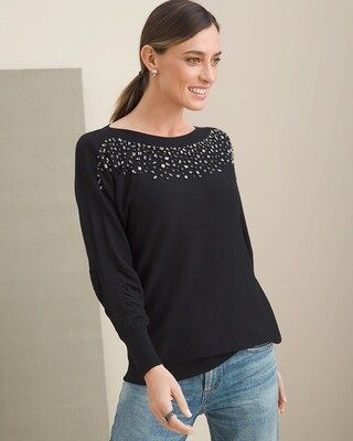 Beaded Cocktail Sweater | Chico's