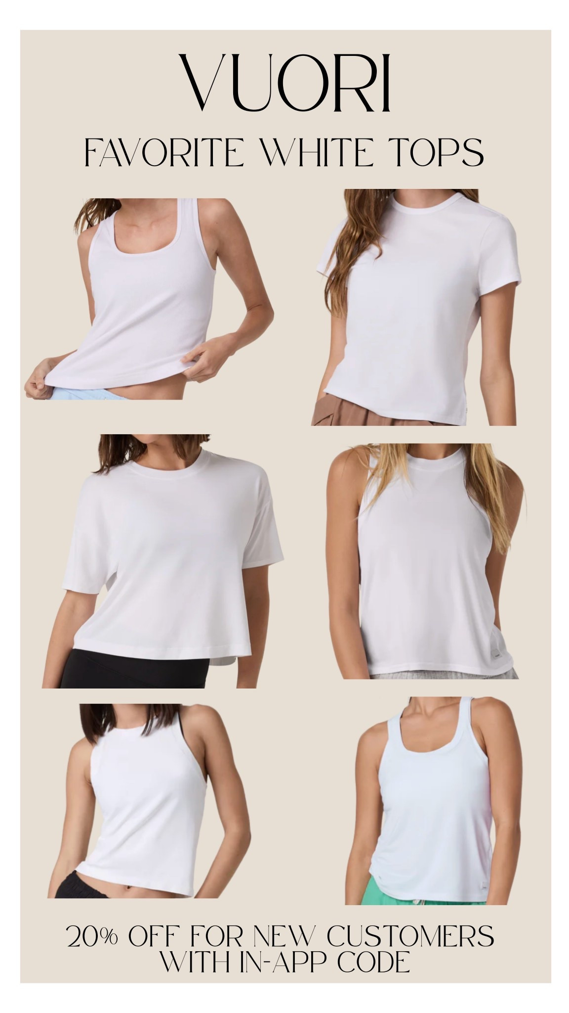 My favorite white tops ever!!! They’re so comfortable. You can get 20% off if you’re a new customer with the in-app LTK code until Monday! 

#LTKStyleTip #LTKActive #LTKFallSale