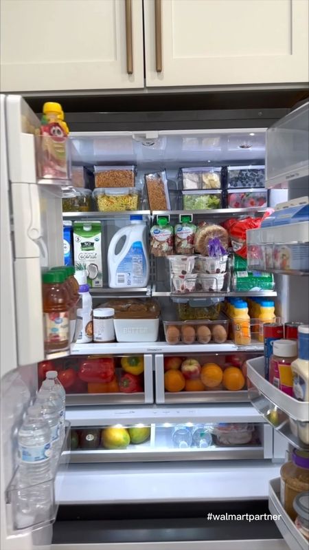  Organize my fridge with me. Who loves to deep clean the fridge? Not me 😂, it’s a workout all on its own lol. I gave this fridge a much needed deep cleaning and ordered my groceries on my phone with my Walmart+ membership. It’s so convenient to have my groceries delivered to my doorstep with free same-day delivery, which makes my busy mom life easier, saves me time and money. 🙌🏾 ($35 order minimum, restrictions apply). Check out my stories to signup! #walmartpartner #walmartplus #ltkhome #liketkit 

#LTKFind #LTKhome #LTKSeasonal
