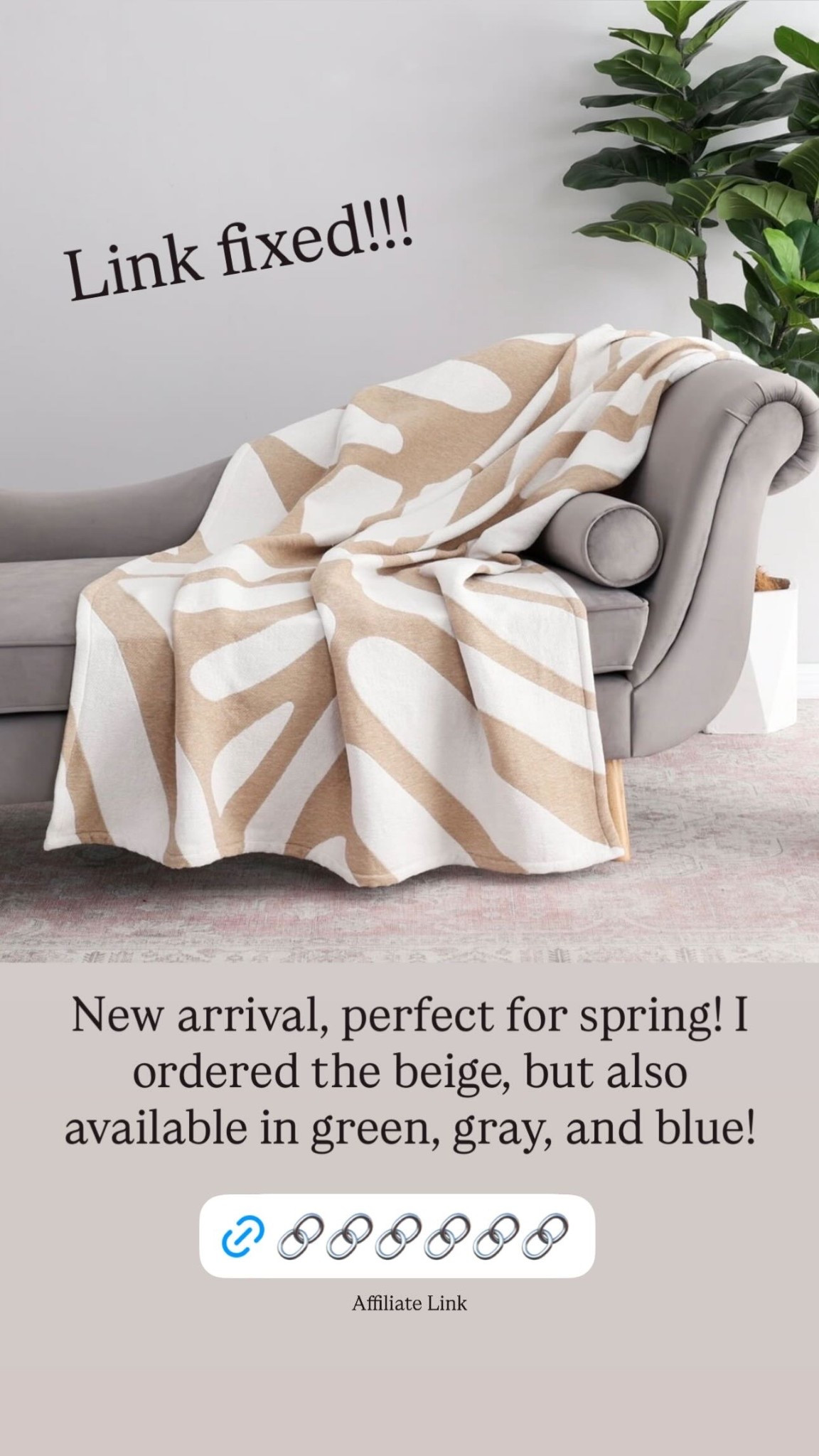New Walmart, Better Homes & Gardens blanket for spring! ￼

#LTKSeasonal #LTKHome #LTKmomlife