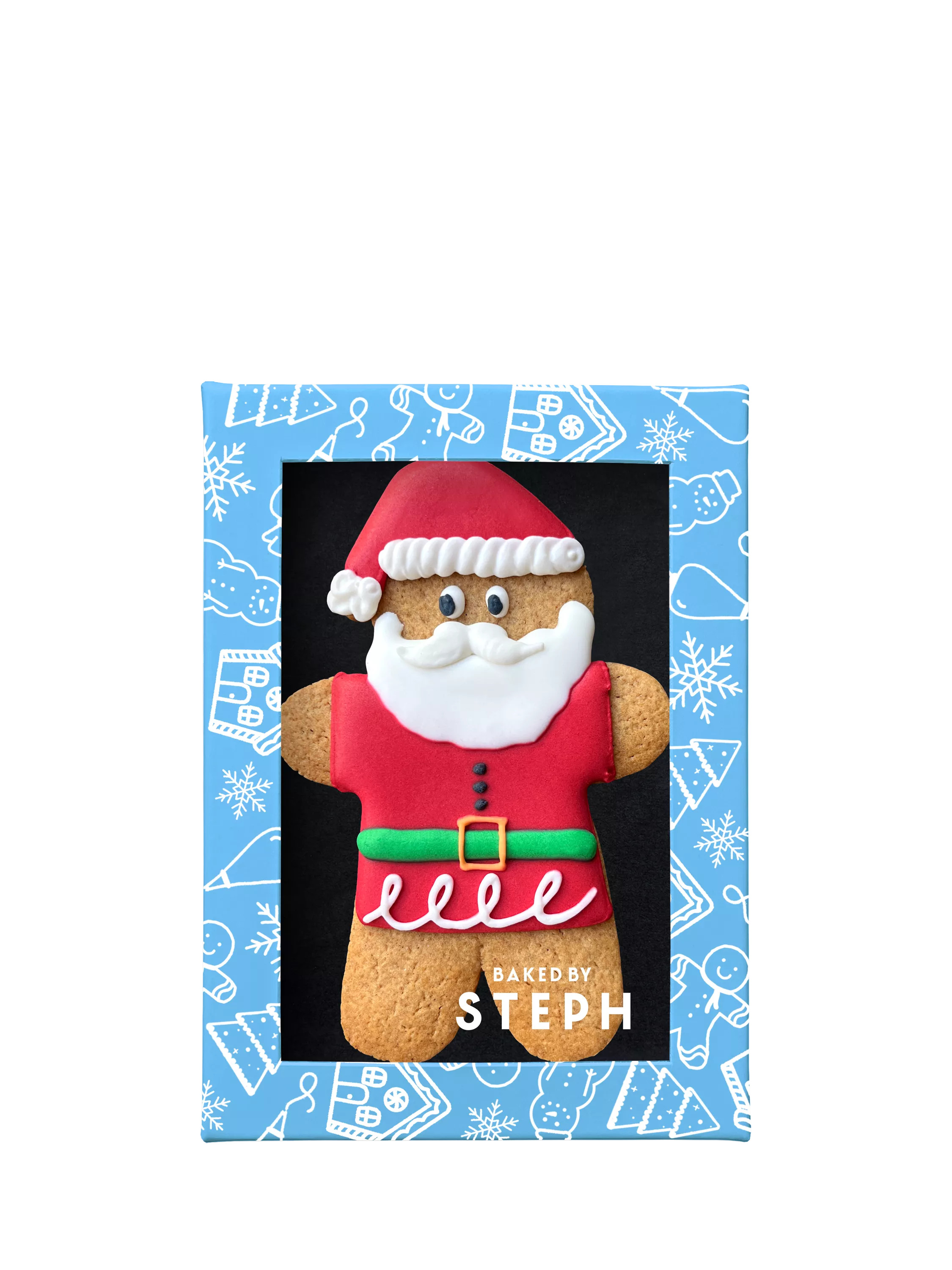 Baked by StephSanta Gingerbread Cookie, 36g | John Lewis (UK)