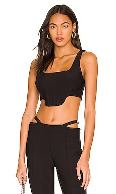 h:ours Azaria Top in Black from Revolve.com | Revolve Clothing (Global)