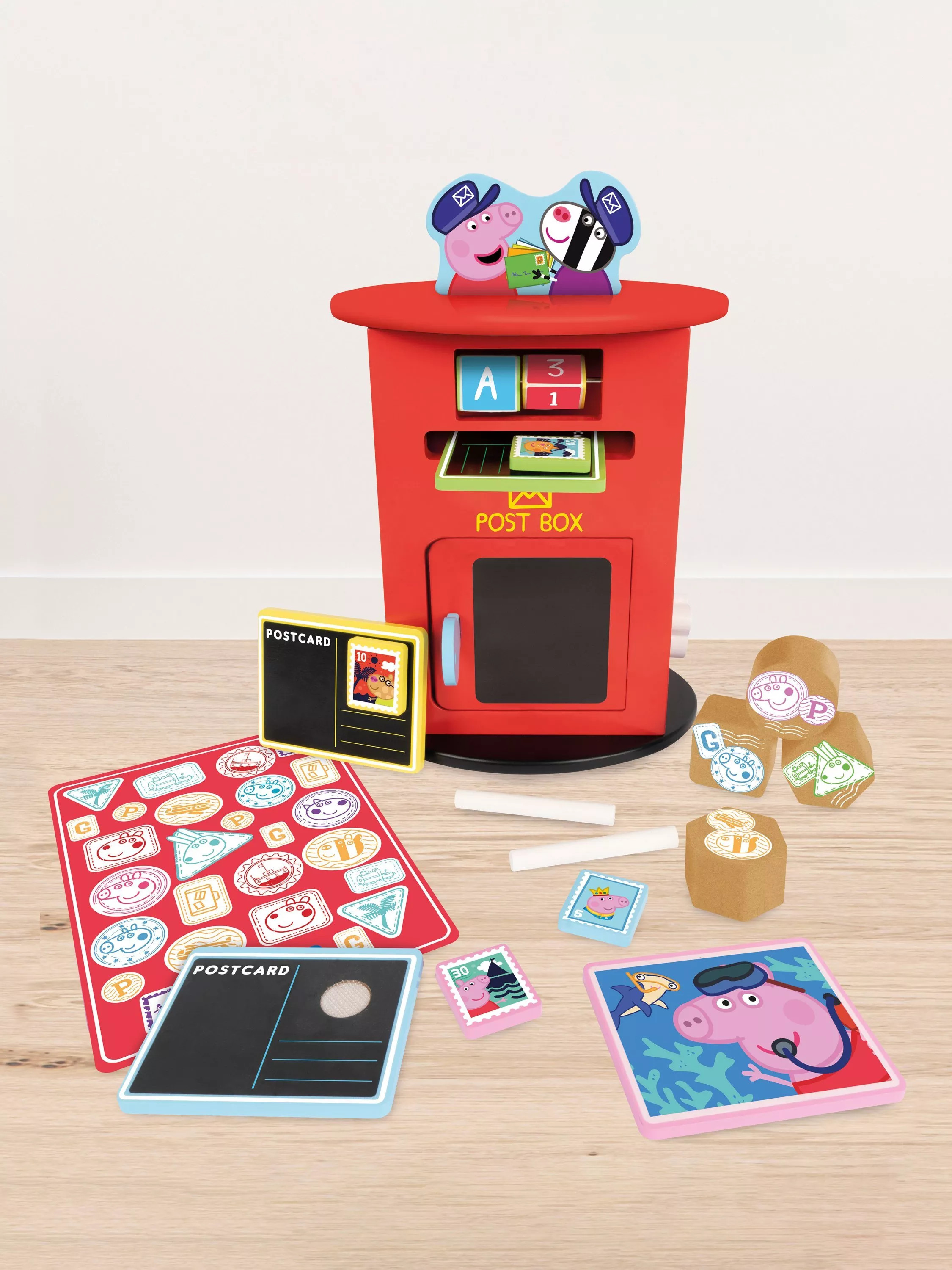 Peppa Pig Wooden Postbox Activity Set | John Lewis (UK)
