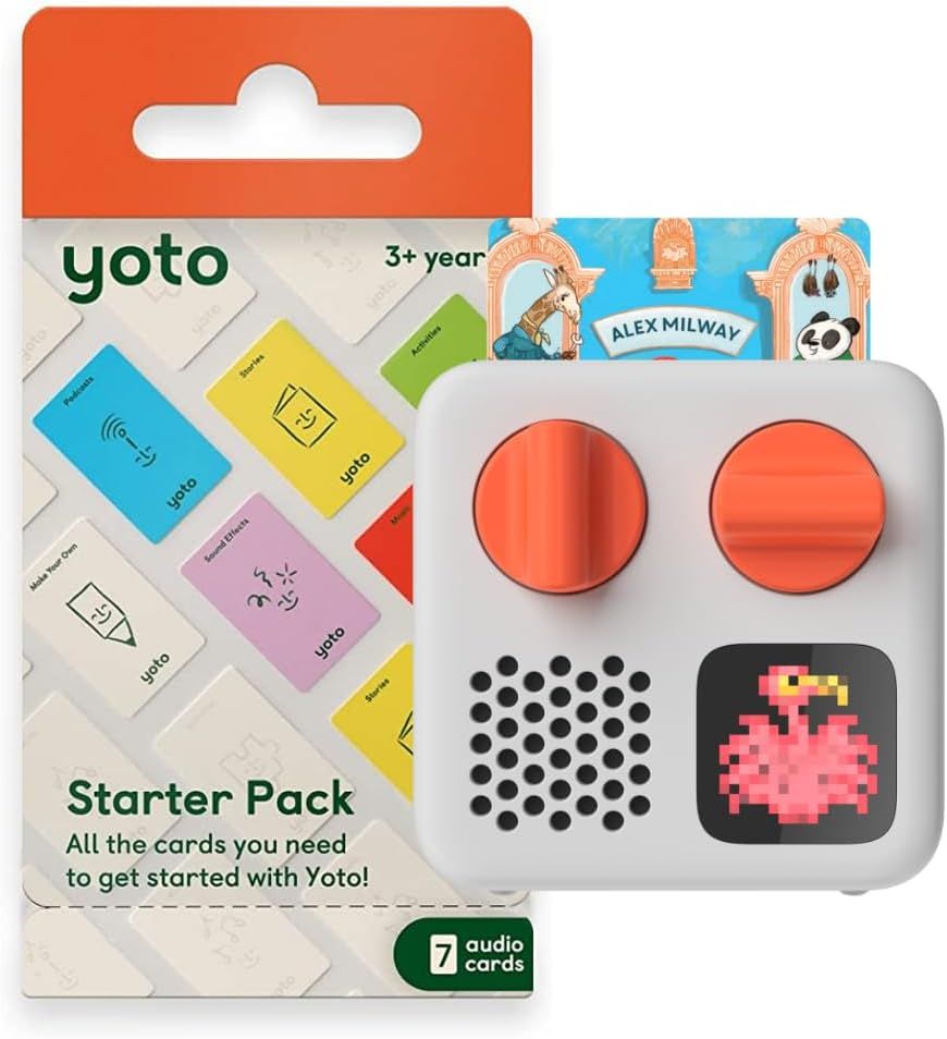 Yoto Mini + Starter Pack Bundle – Kids Screen-Free Bluetooth Audio Player, All-in-1 Travel Devi... | Amazon (US)