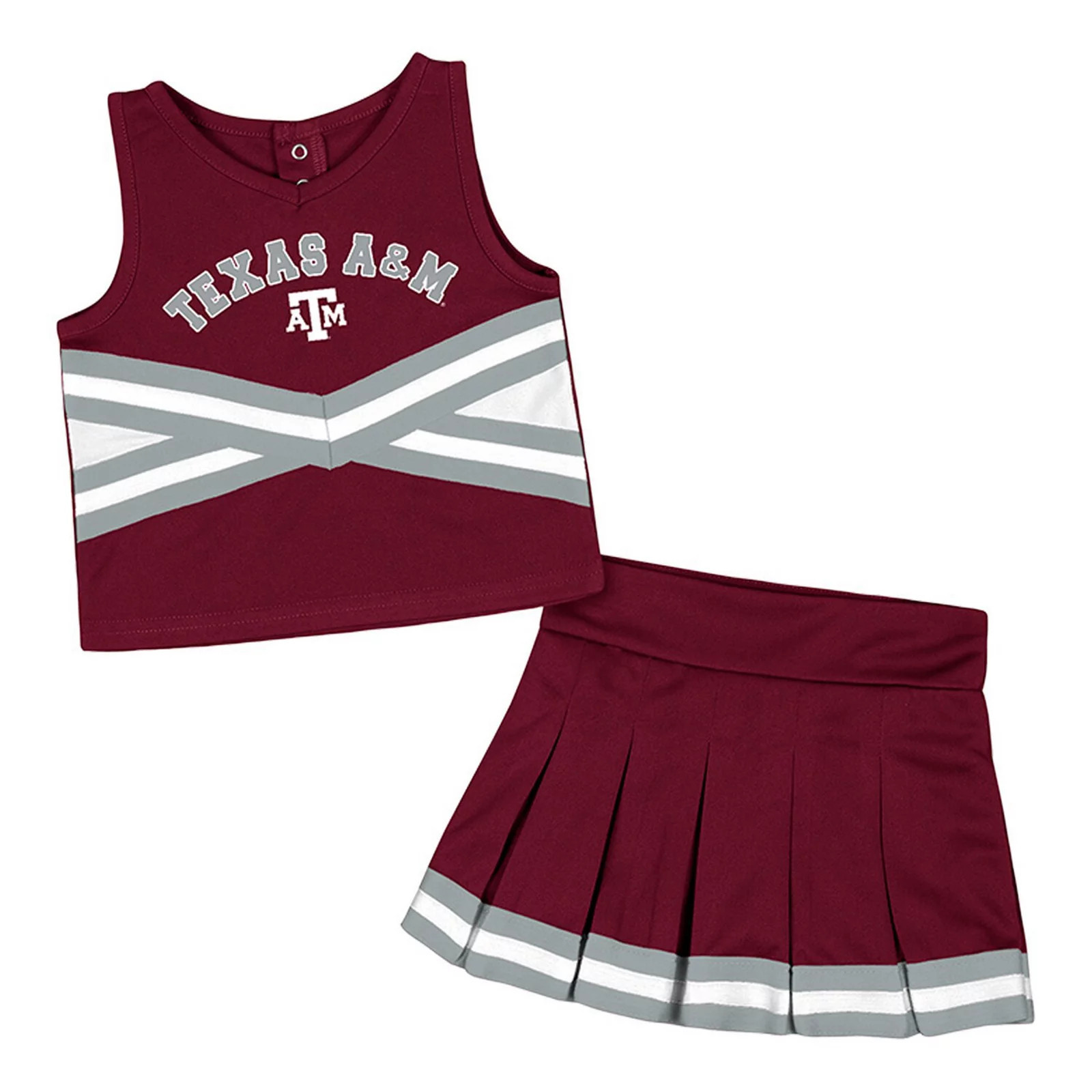 Girls Toddler Colosseum Maroon Texas A&M Aggies Carousel Cheerleader Set, Toddler Girl's, Size: 2T, Red | Kohl's