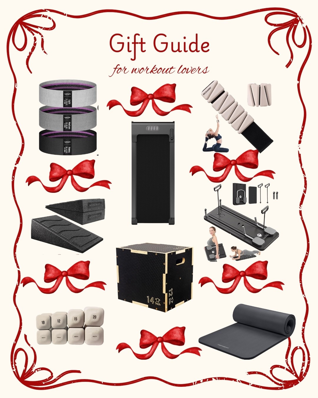 Gifts for workout lovers - workout gift guide - gift guide for people who like to work out at home - Amazon gift guide 


#LTKGiftGuide #LTKHoliday #LTKActive